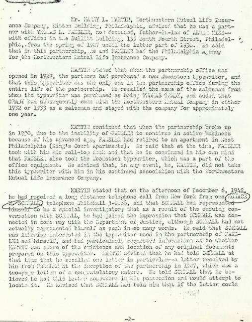 FBI interview with Harry Martin 2/2